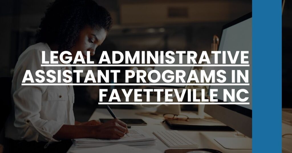 Legal Administrative Assistant Programs in Fayetteville NC Feature Image